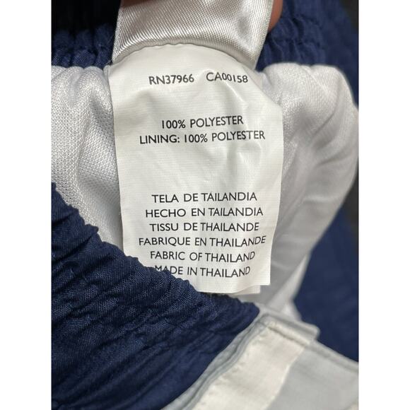 Vtg Nike Track Pants Mens Large Blue Warmup Snap Breakaway Gray Tag Y2K - Picture 14 of 16